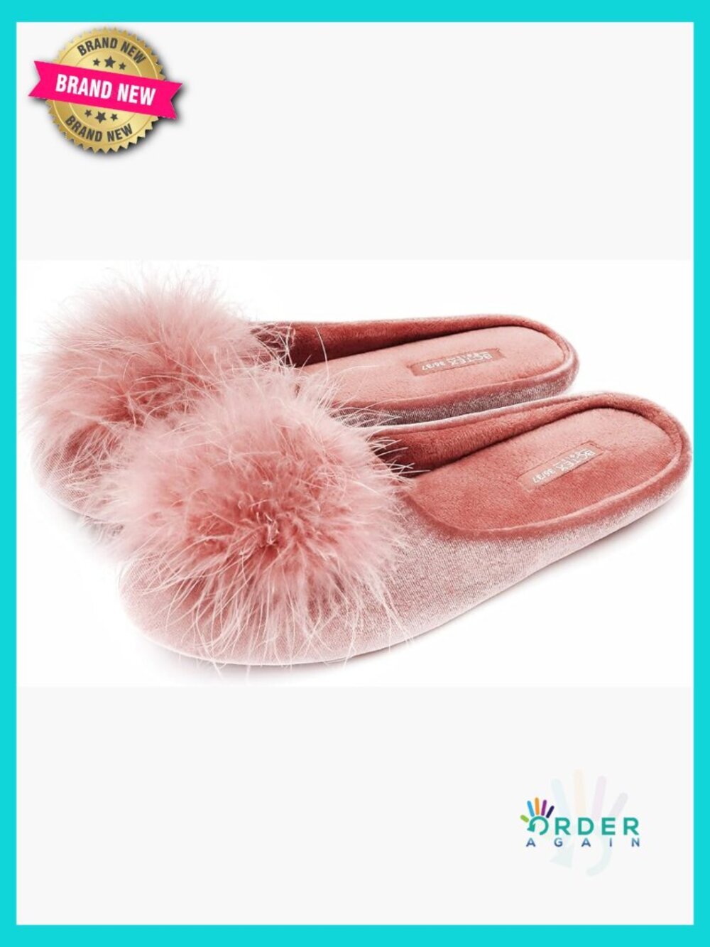 Cozy Velvet Memory Foam House Slippers Fuzzy Non-Slip Sole Chic Comfort